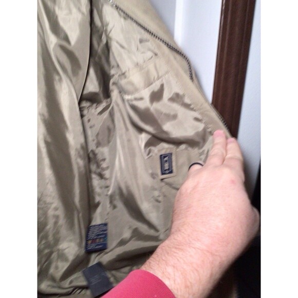 Vintage Dockers Stain Defender Windbreaker Bomber Jacket XL Men - Picture 9 of 16